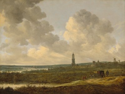 View of Rhenen by Jan Josephsz van Goyen